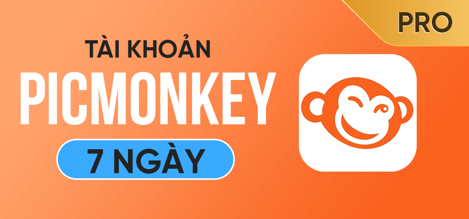 Tài khoản Picmonkey Pro (7 ngày)